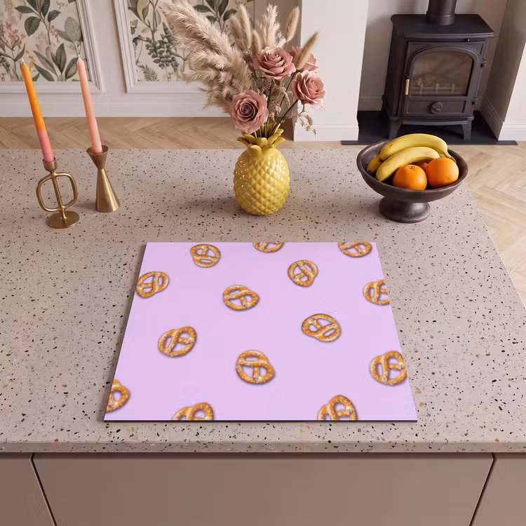 Protector de inducción - Pretzels - Alimentación - Morado — 3
