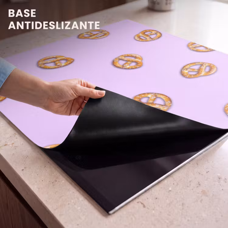 Protector de inducción - Pretzels - Alimentación - Morado — 6