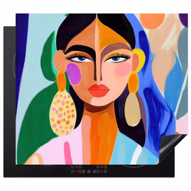 Protector de inducción - Retrato - Mujer - Moderno — 1