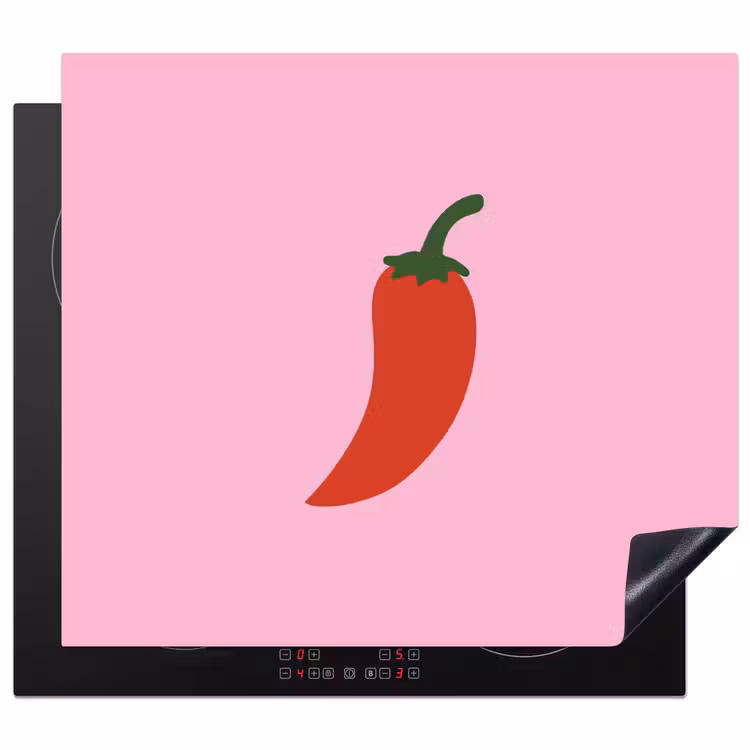 Protector de inducción - Pimiento - Rojo - Ilustración — 1