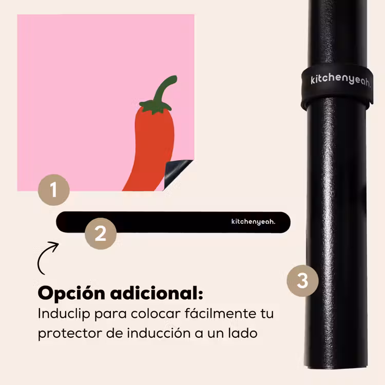 Protector de inducción - Pimiento - Rojo - Ilustración — 8