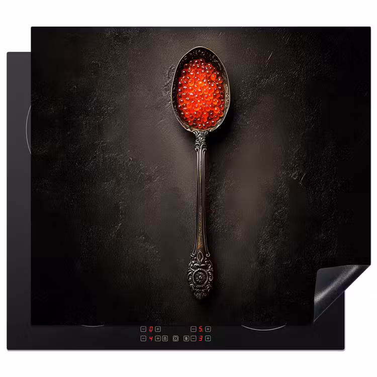 Protector de inducción - Negro - Cuchara - Caviar — 1