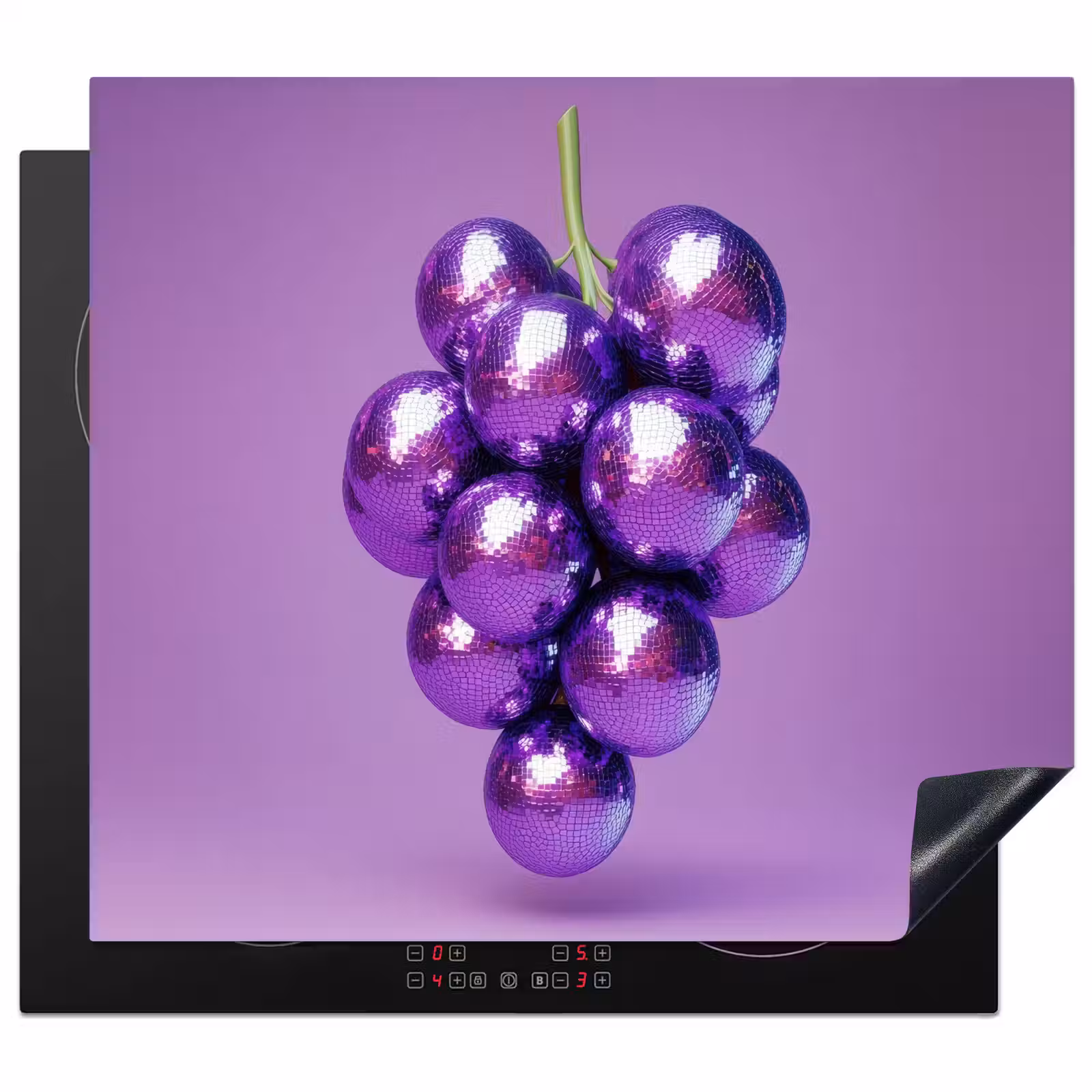 Protector de inducción - Uva - Disco - Glitter - Viola — 1