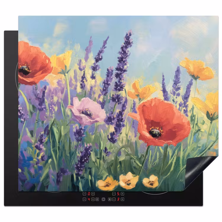 Protector de inducción - Pradera - Flores - Colorido — 1
