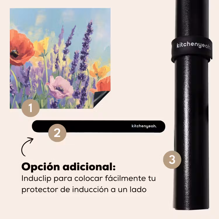Protector de inducción - Pradera - Flores - Colorido — 8