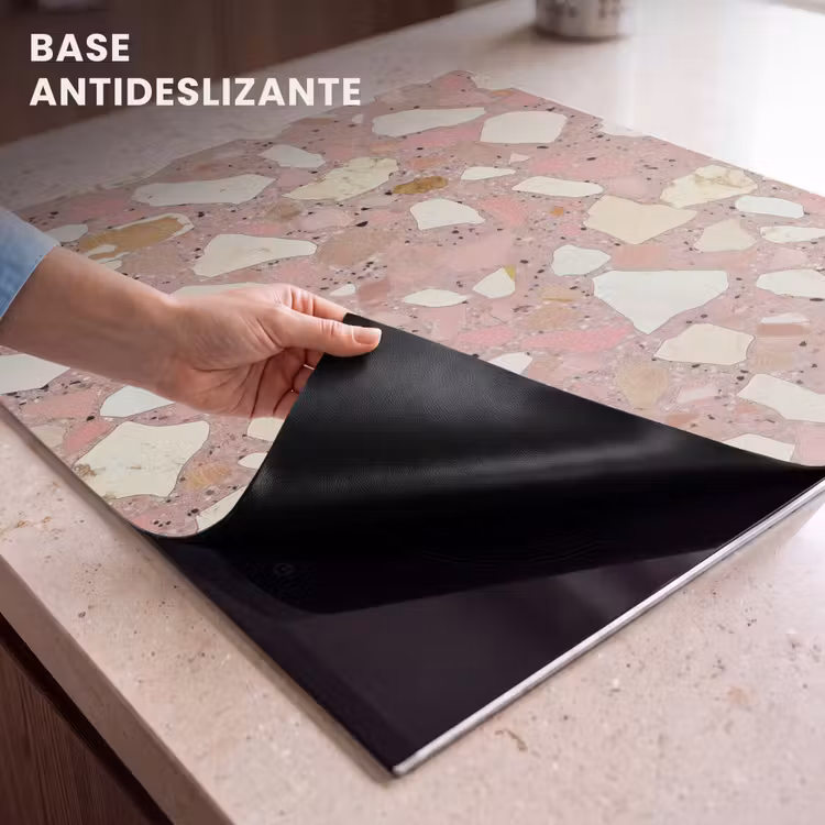 Protector de inducción - Rosa - Decorazione - Pietre - Terrazzo — 6