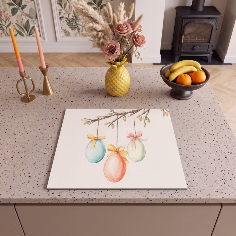Protector de inducción - Pastel de Pascua - Lazo - Huevos — 3