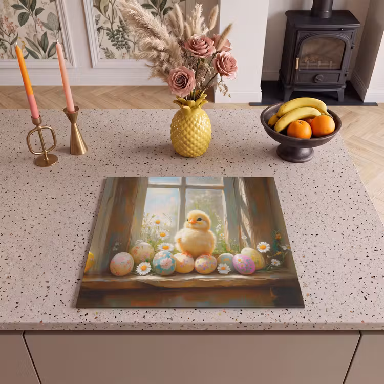 Protector de inducción - Pollito - Ventana - Huevos de Pascua — 3