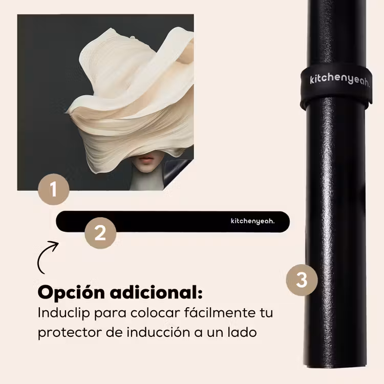 Protector de inducción - Mujer - Beige - sombrero — 8