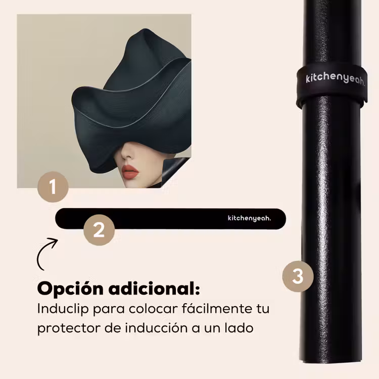 Protector de inducción - Mujer - Verde - Sombrero — 8
