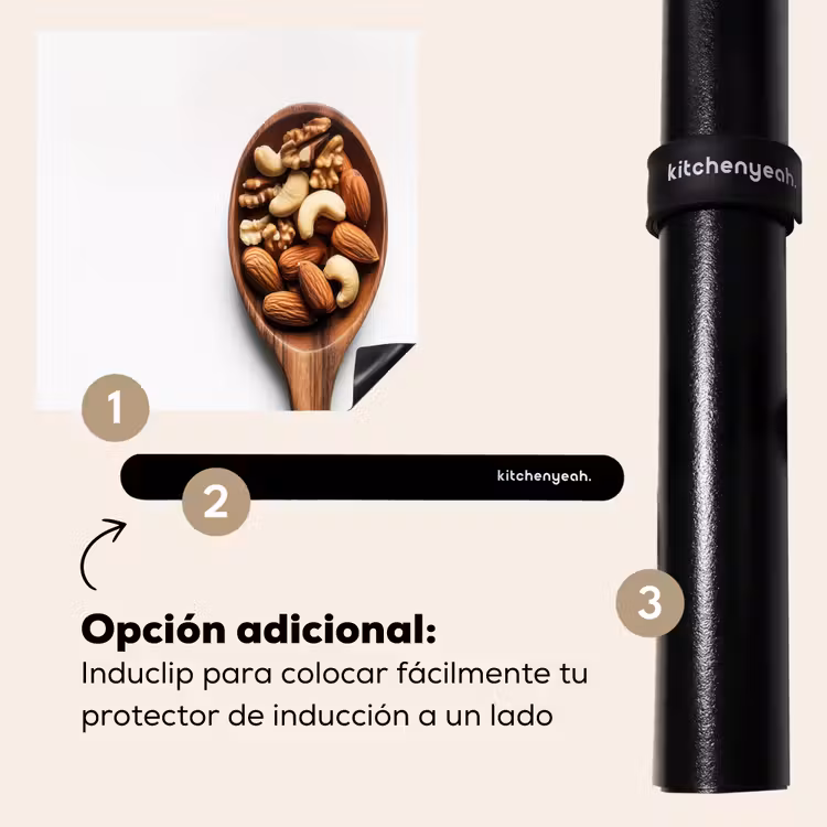 Protector de inducción - Nogal - Blanco - Madera — 8