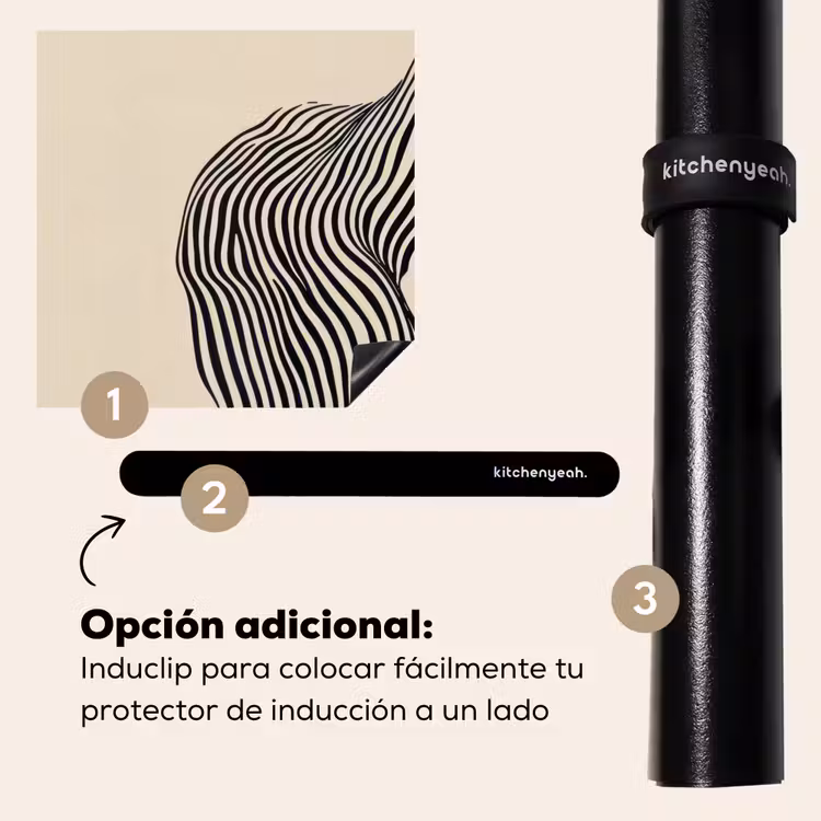 Protector de inducción - Ondulado - Líneas - Abstracto - Silueta — 8
