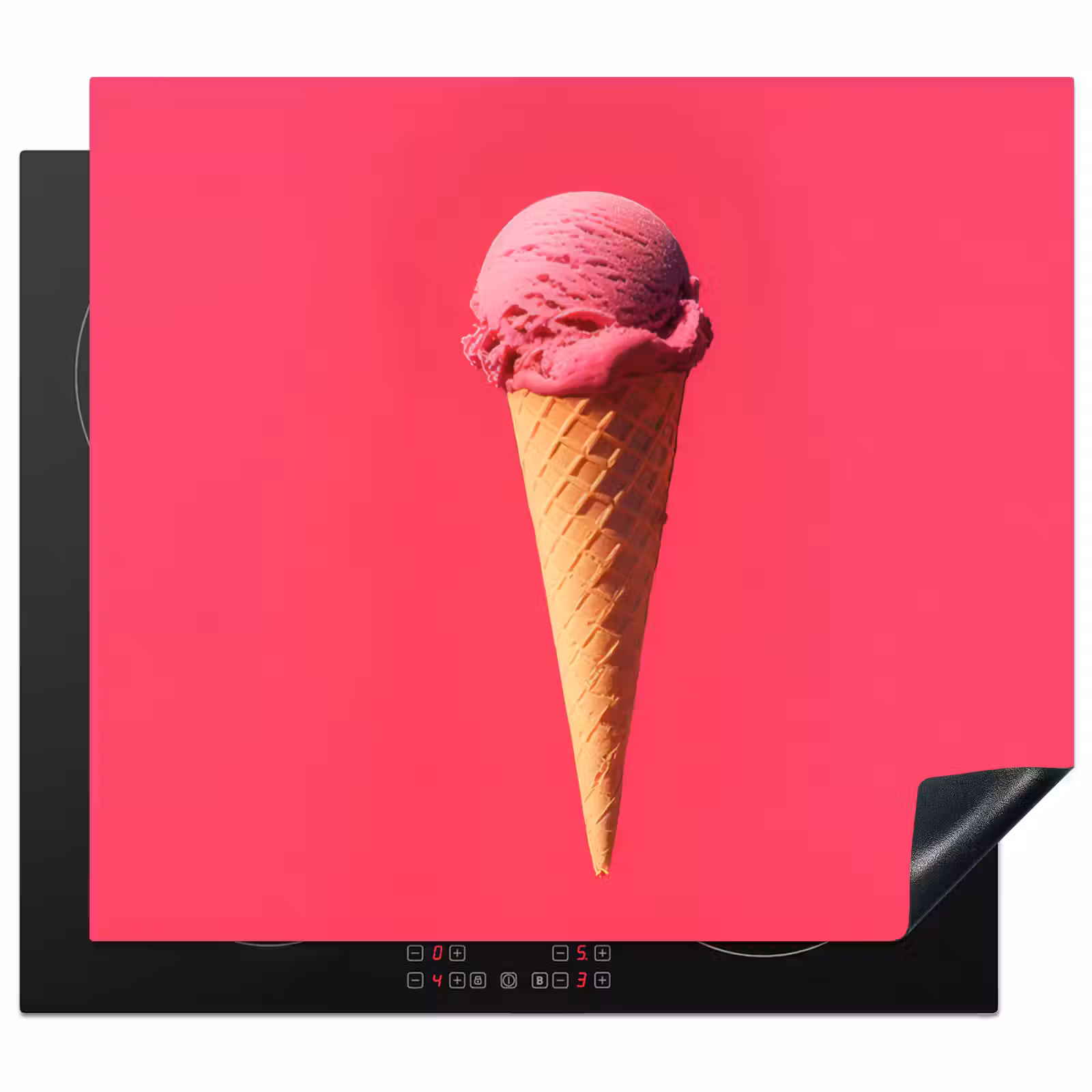 Protector de inducción - Pala helado - Rosa - Cuerno — 1