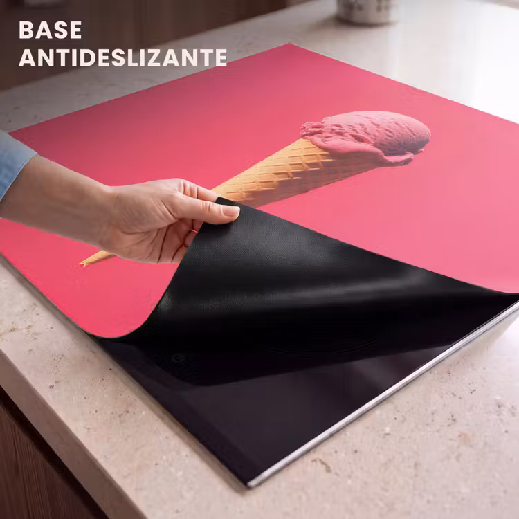 Protector de inducción - Pala helado - Rosa - Cuerno — 6