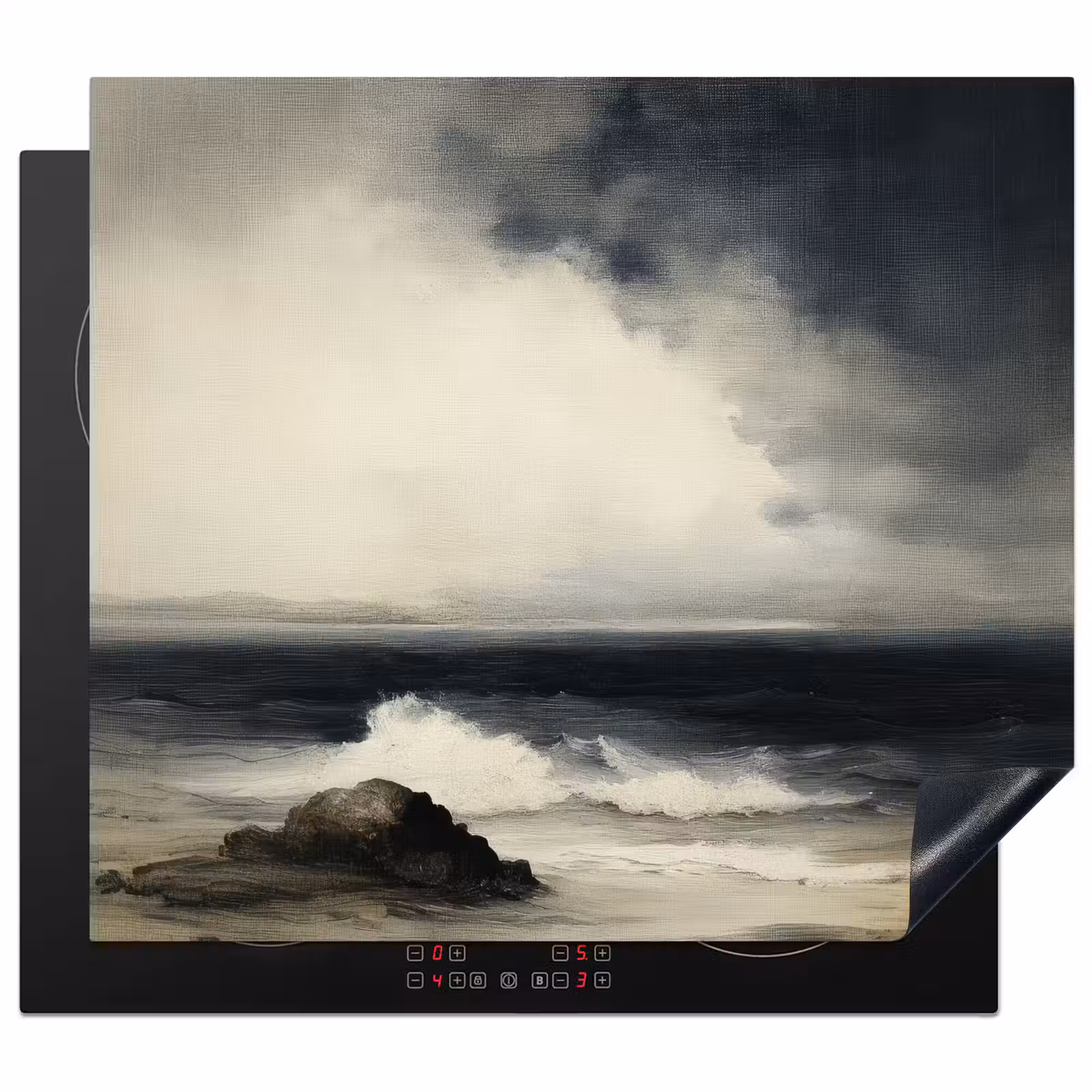Protector de inducción - Mar - Rocas - Tormenta — 1