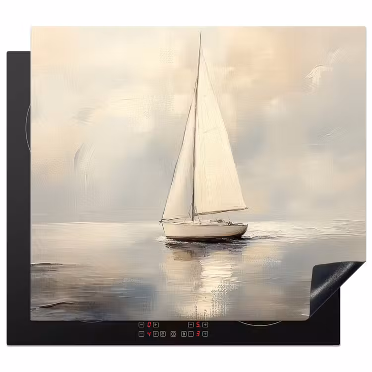 Protector de inducción - Velero - Mar - Nublado — 1