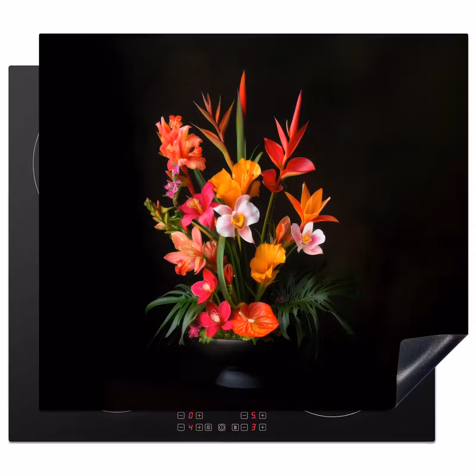 Protector de inducción - Ramo - Flores - Exótico — 1