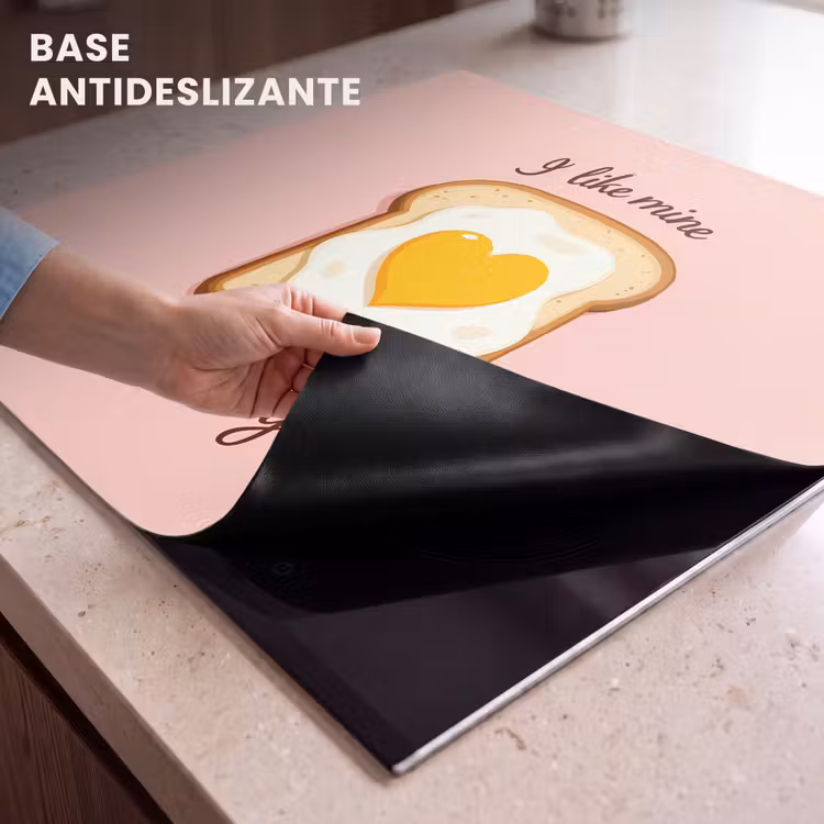 Protector de inducción - Pan - Ilustración - Cita - Rosa — 6