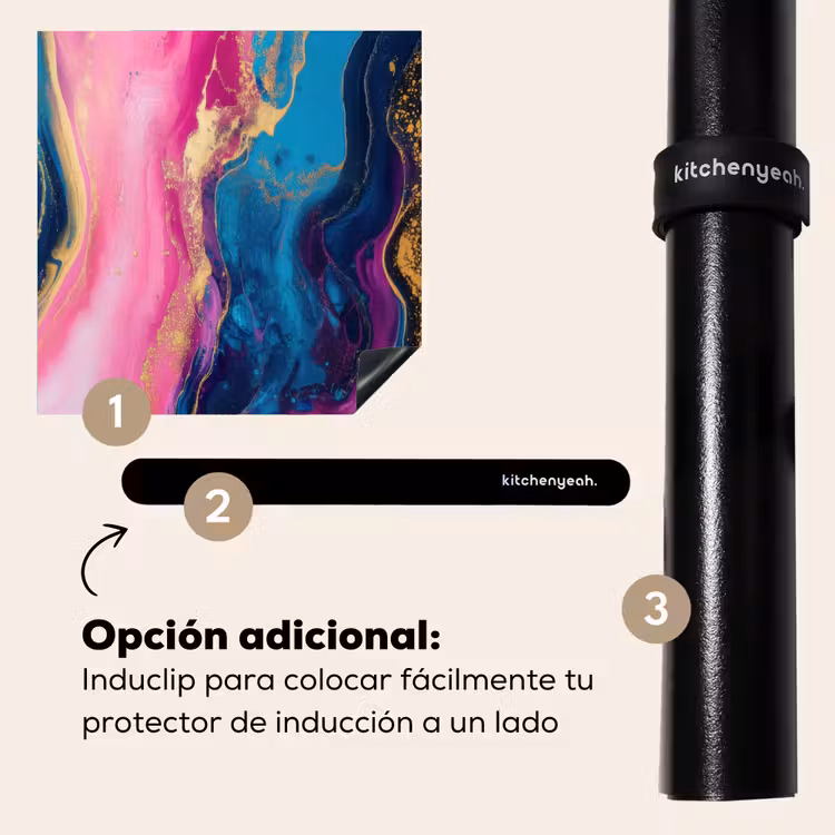 Protector de inducción - Mármol - Moderno - Oro — 8