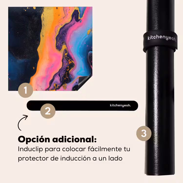 Protector de inducción - Moderno - Mármol - Naranja — 8