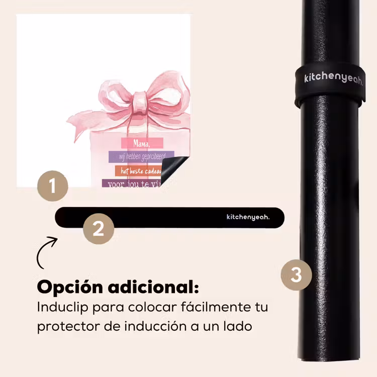 Protector de inducción - Regalo - Lazo - Texto - Rosa — 8
