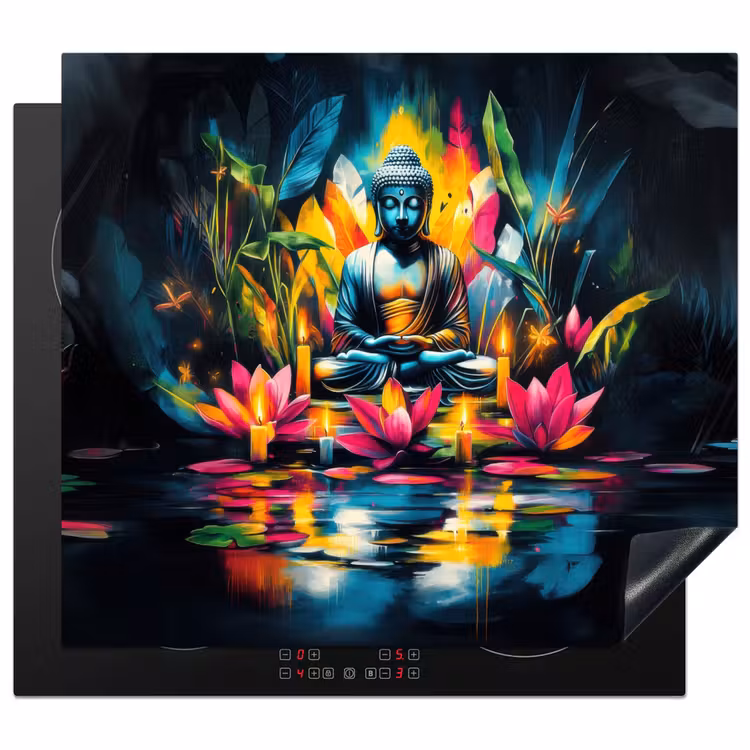 Protector de inducción - Velas - Flores - Buda - Agua — 1
