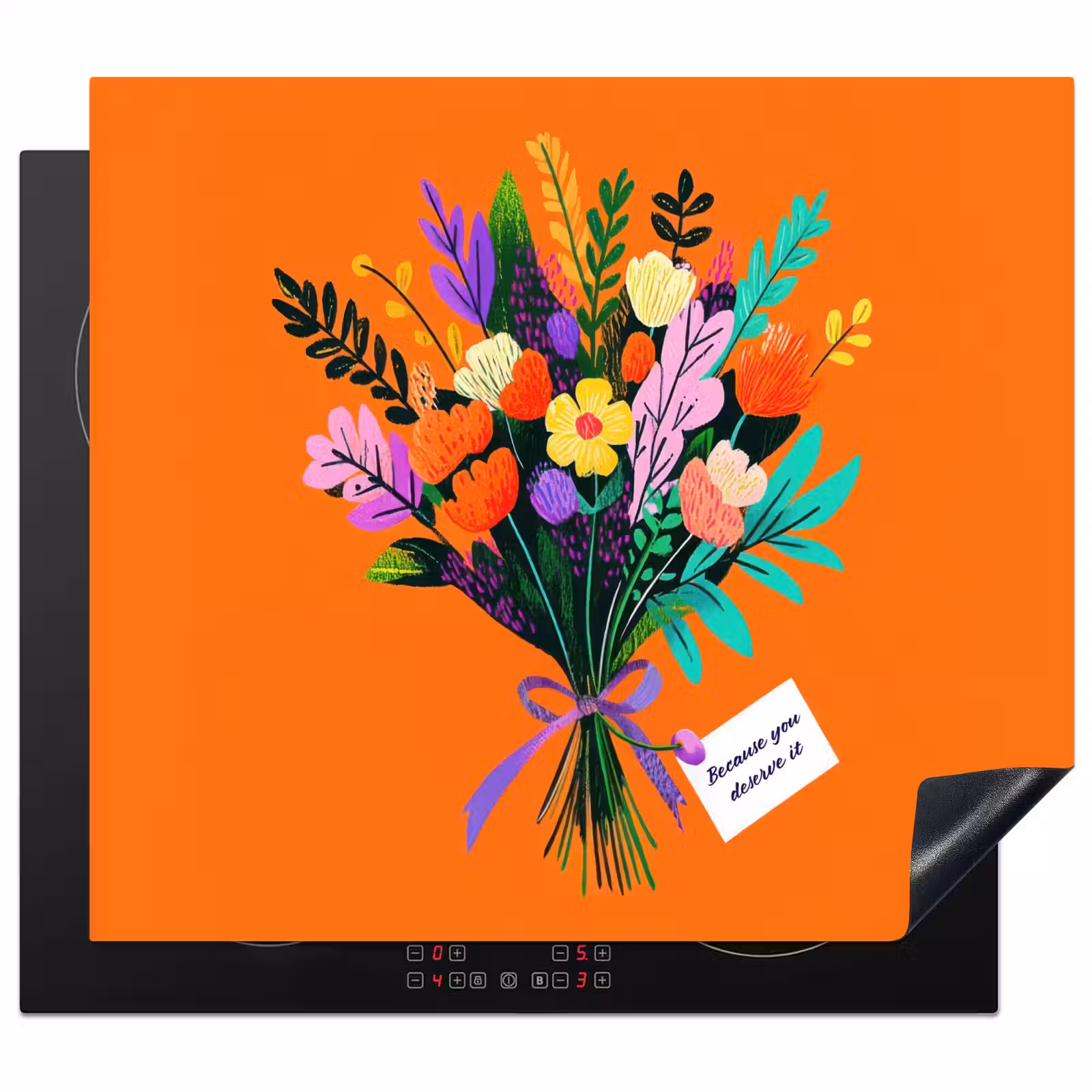 Protector de inducción - Tarjeta - Ramo - Flores — 1