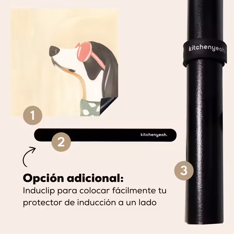 Protector de inducción - Perro - Gafas de sol - Bufanda — 8