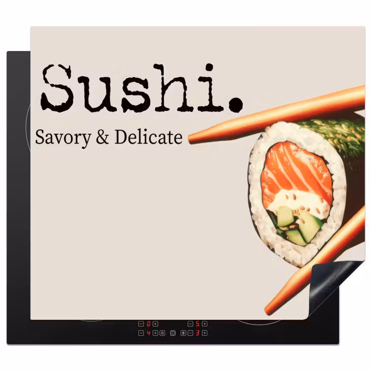 Protector de inducción - Sushi - Salmón - Arroz - Japonés — 1