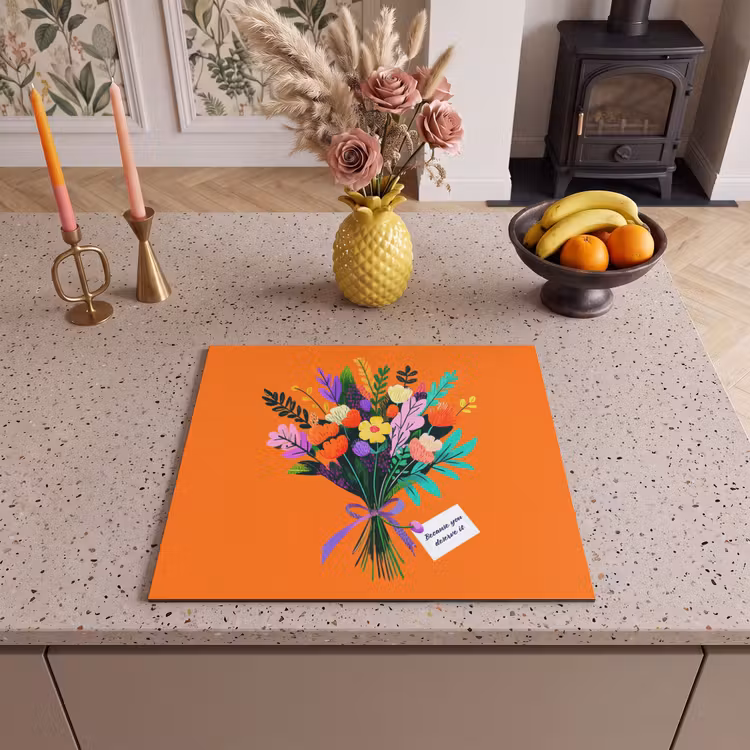 Protector de inducción - Tarjeta - Ramo - Flores — 3