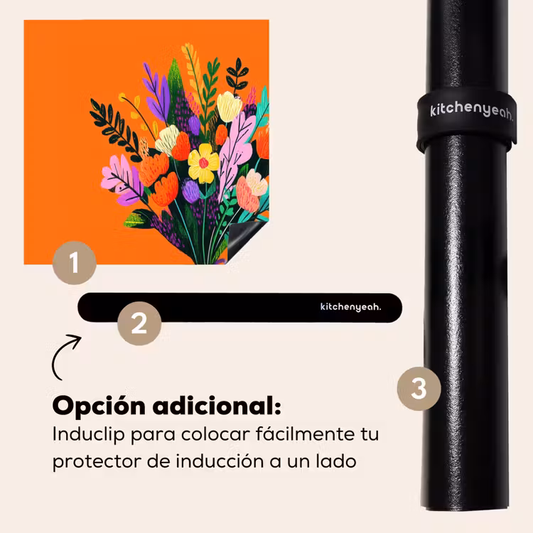 Protector de inducción - Tarjeta - Ramo - Flores — 8