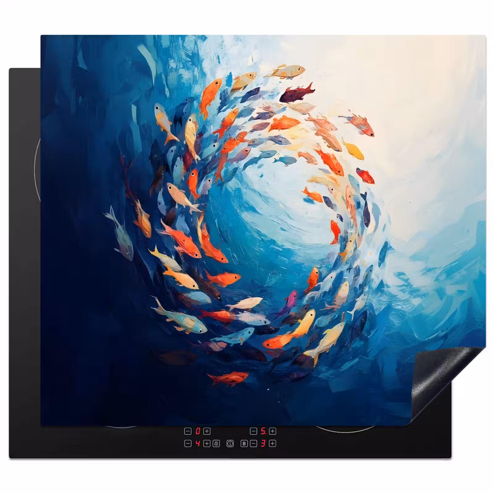 Protector de inducción - Mar - Peces - Colorido - Dinámico — 1