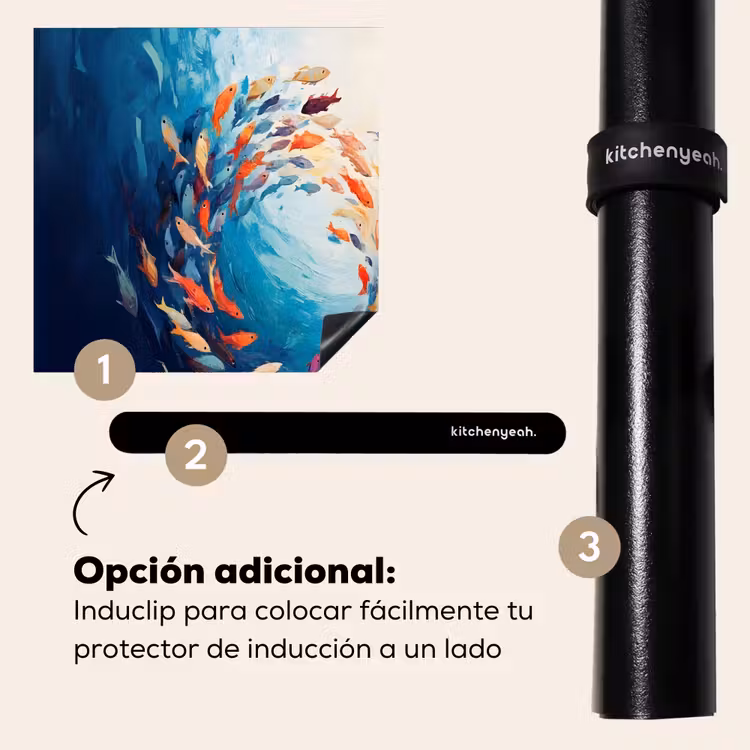 Protector de inducción - Mar - Peces - Colorido - Dinámico — 8