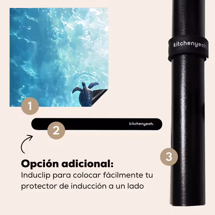 Protector de inducción - Tortuga - Mar - Azul - Destello — 8