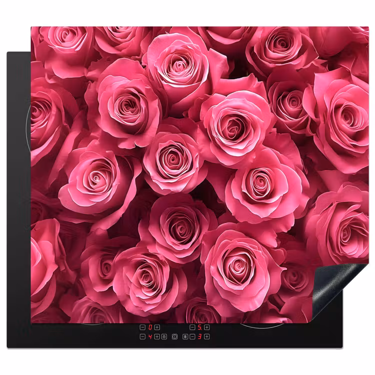 Protector de inducción - Rosas - Rosa - Flor — 1
