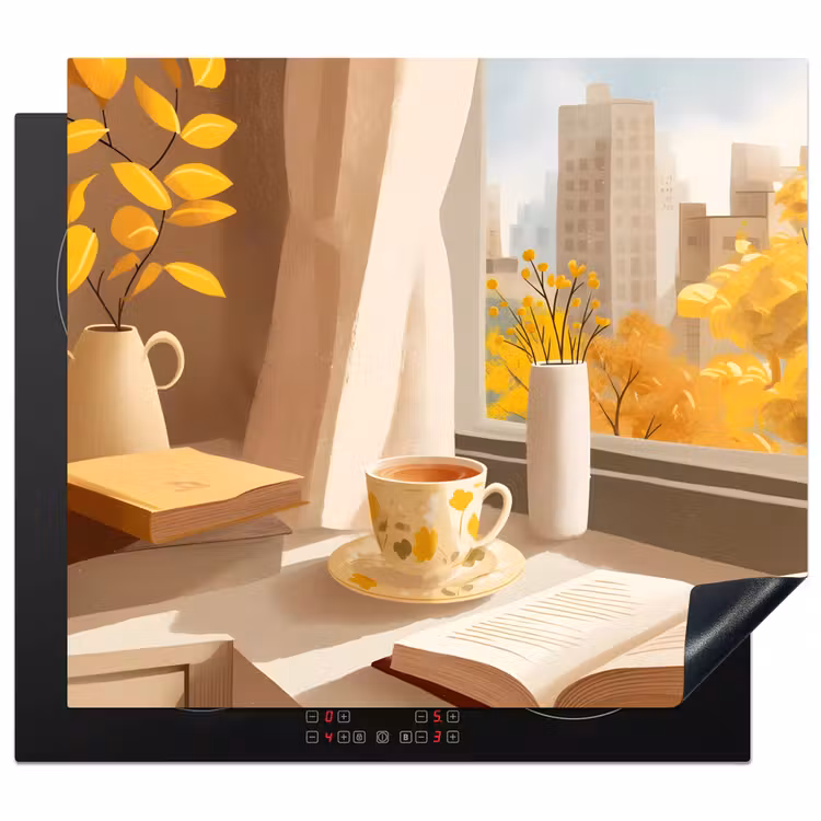 Protector de inducción - Té - Libro - Té - Otoño — 1