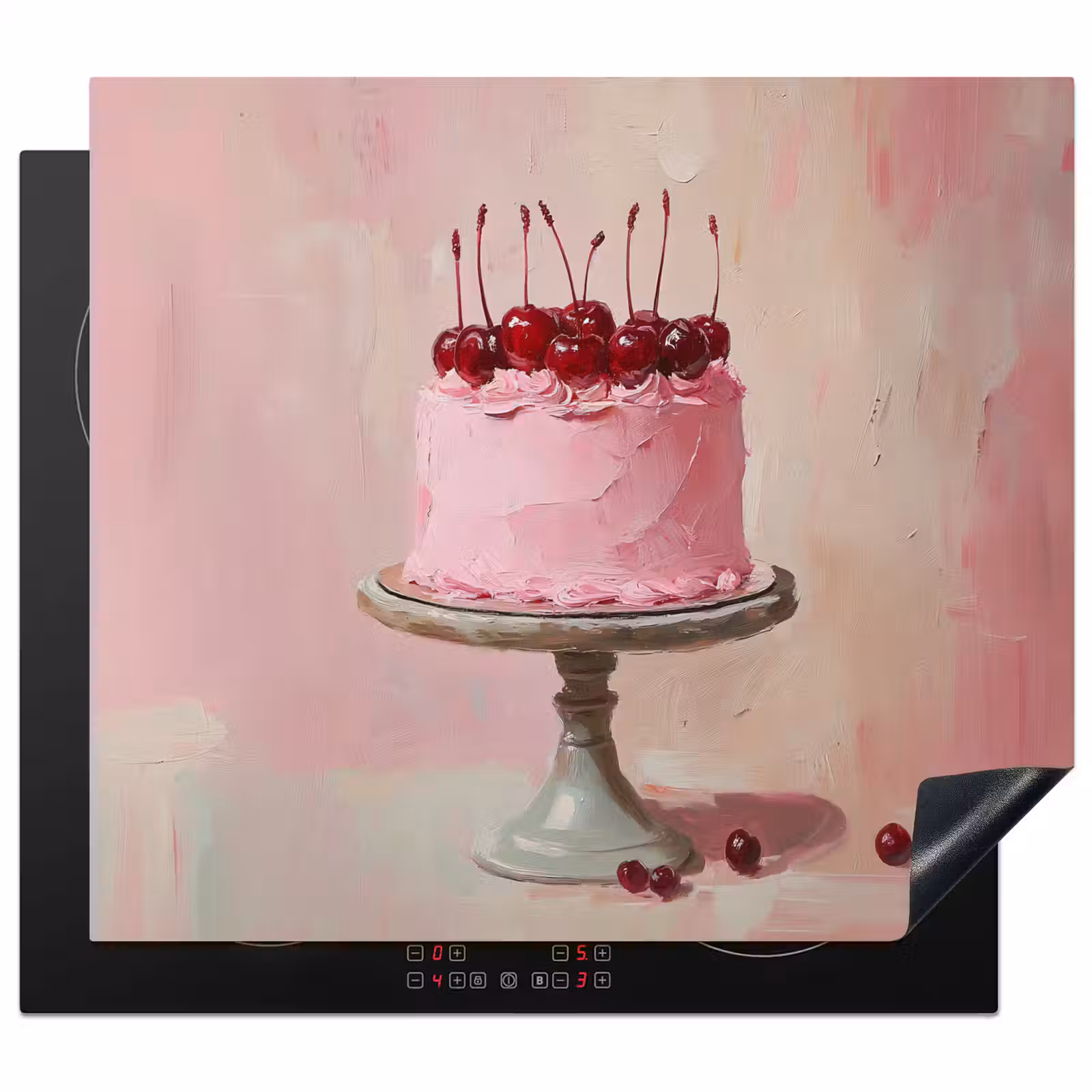 Protector de inducción - Tarta - Rosa - Cereza — 1