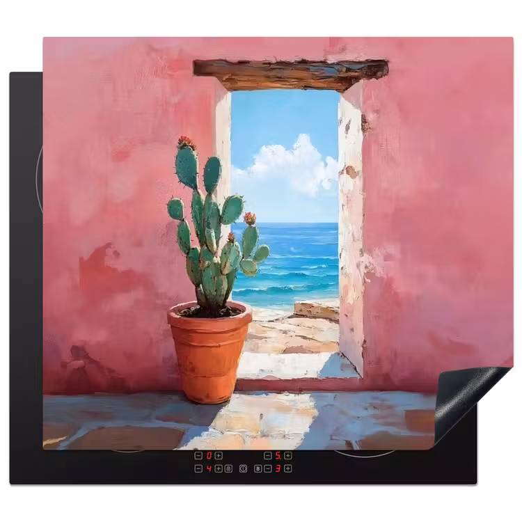Protector de inducción - Mar - Rosa - Cactus — 1