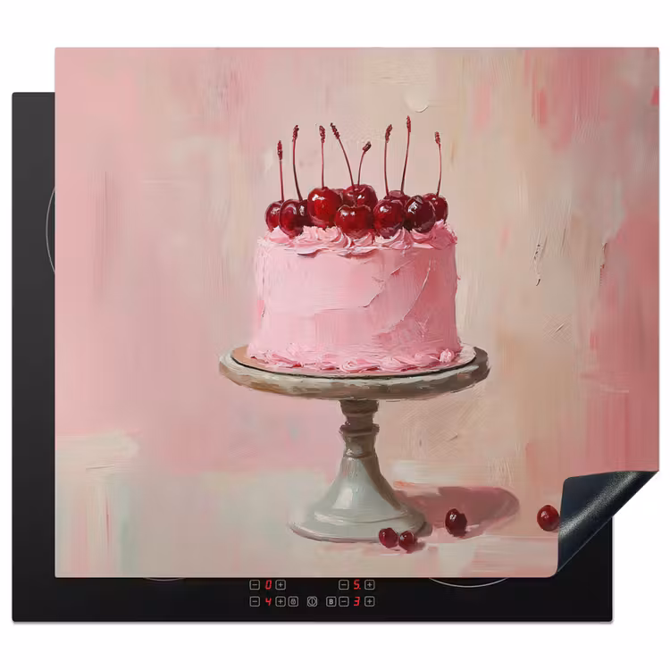 Protector de inducción - Tarta - Rosa - Cereza — 1