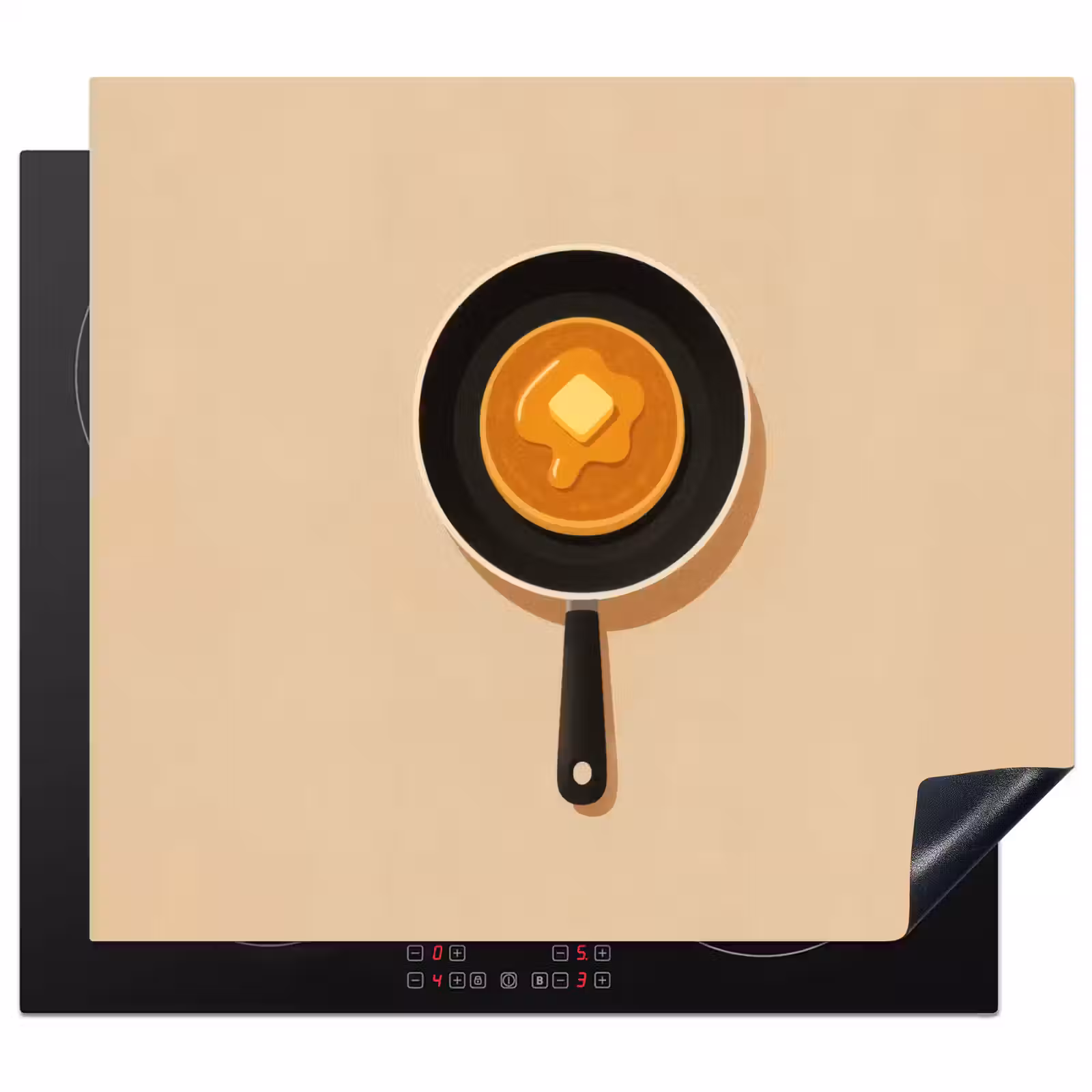 Protector de inducción - Pancake - Sartén - Mantequilla - Minimalista — 1