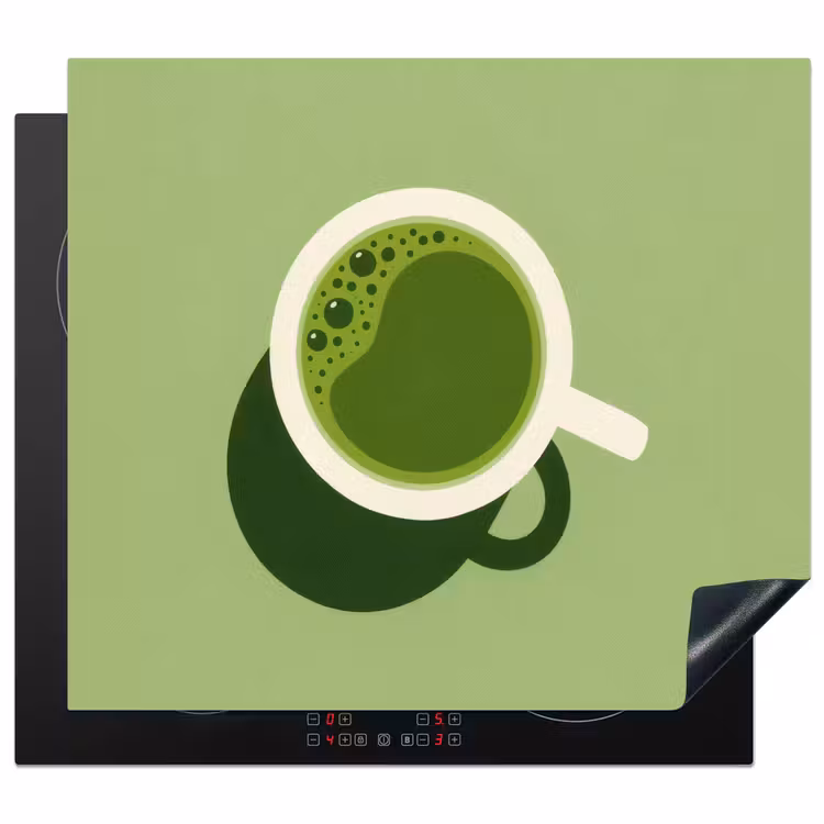 Protector de inducción - Minimalista - Vasos - Matcha -Verde — 1