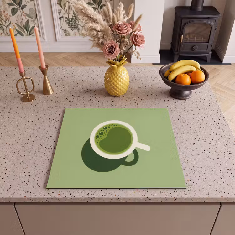 Protector de inducción - Minimalista - Vasos - Matcha -Verde — 3