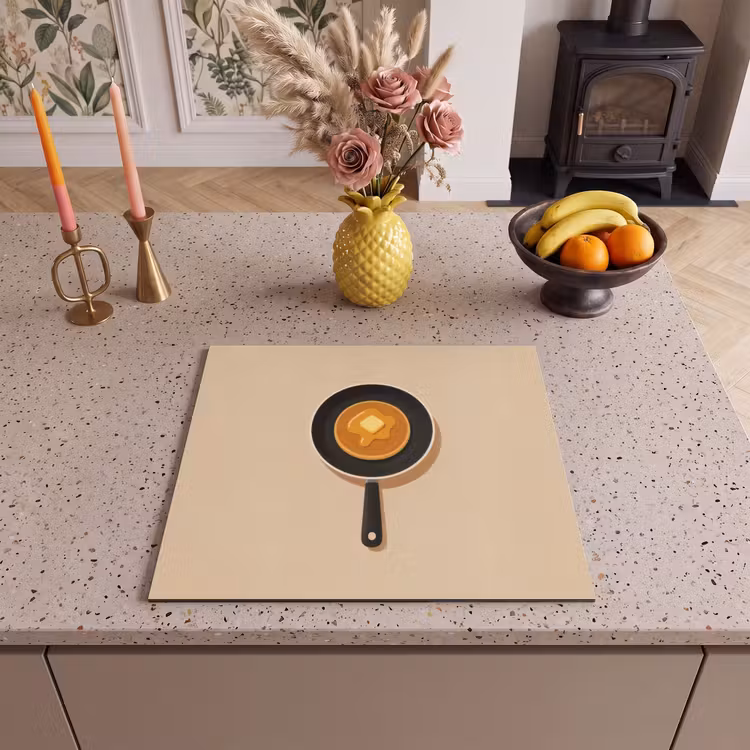 Protector de inducción - Pancake - Sartén - Mantequilla - Minimalista — 3
