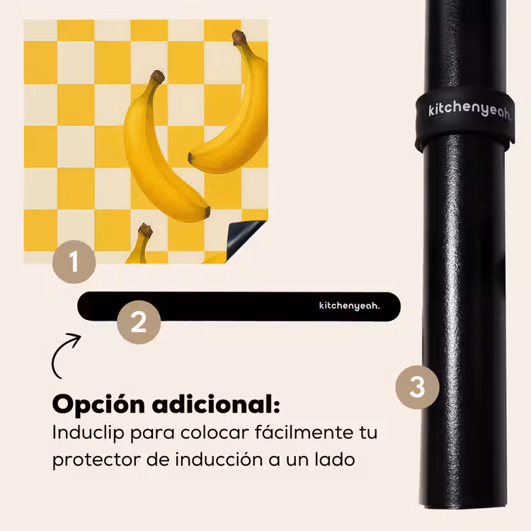 Protector de inducción - Plátanos - Amarillo - Bloqueado — 8