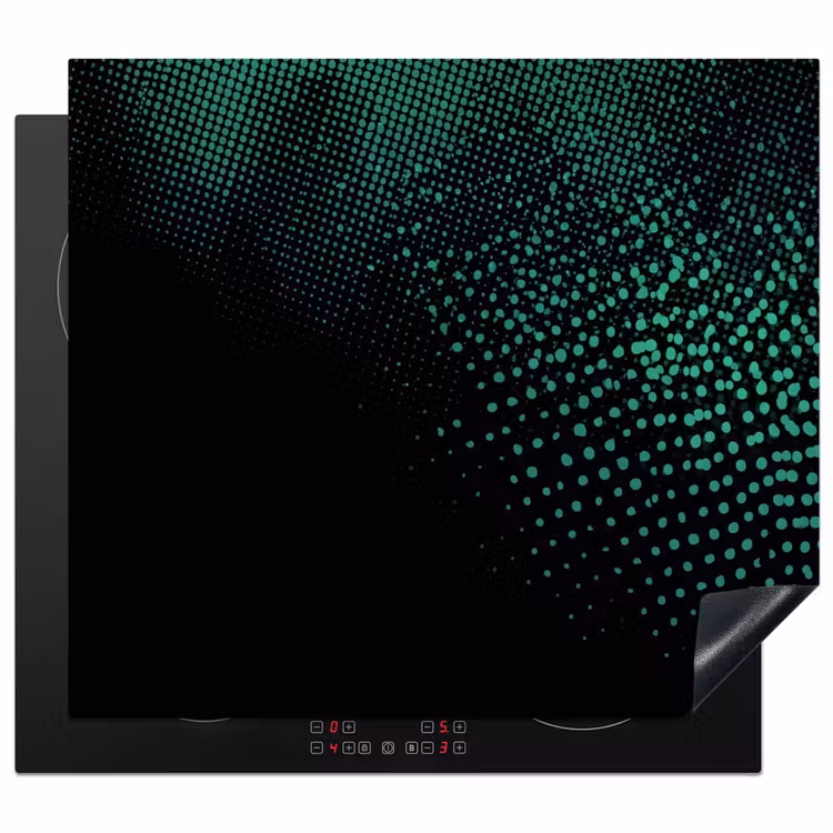 Protector de inducción - Juegos - Puntos - Verde - Desenfoque — 1