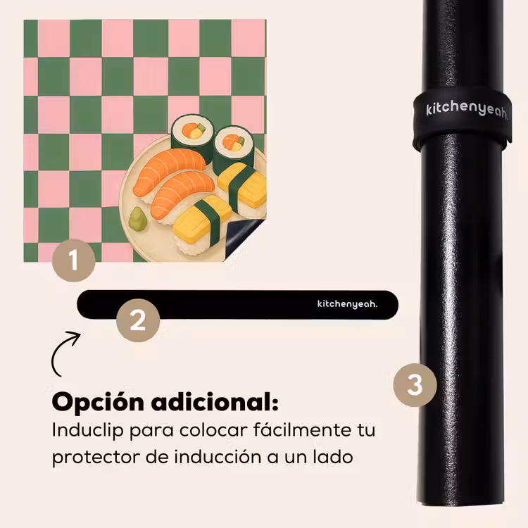 Protector de inducción - Sushi - Plato - Bloqueado - Verde — 8