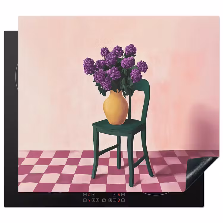 Protector de inducción - Silla - Jarrón - Flores - Bloqueado — 1