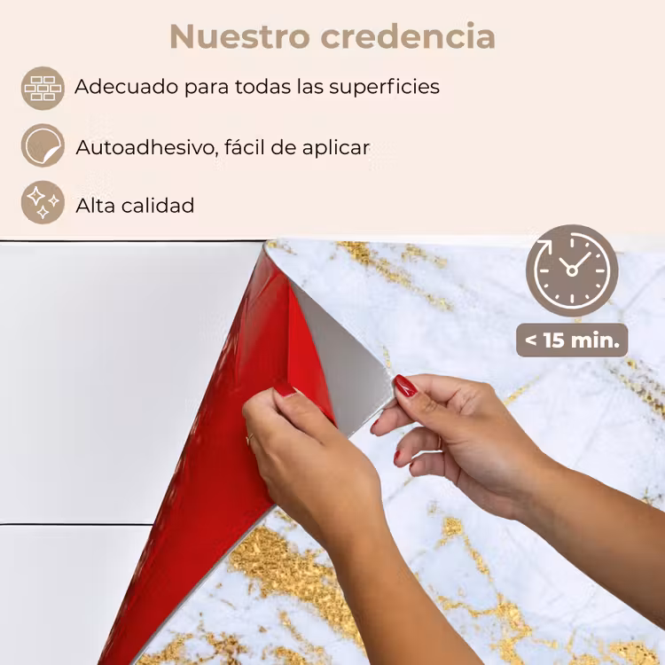 Salpicaderos de cocina - Esplendor de mármol real — 4