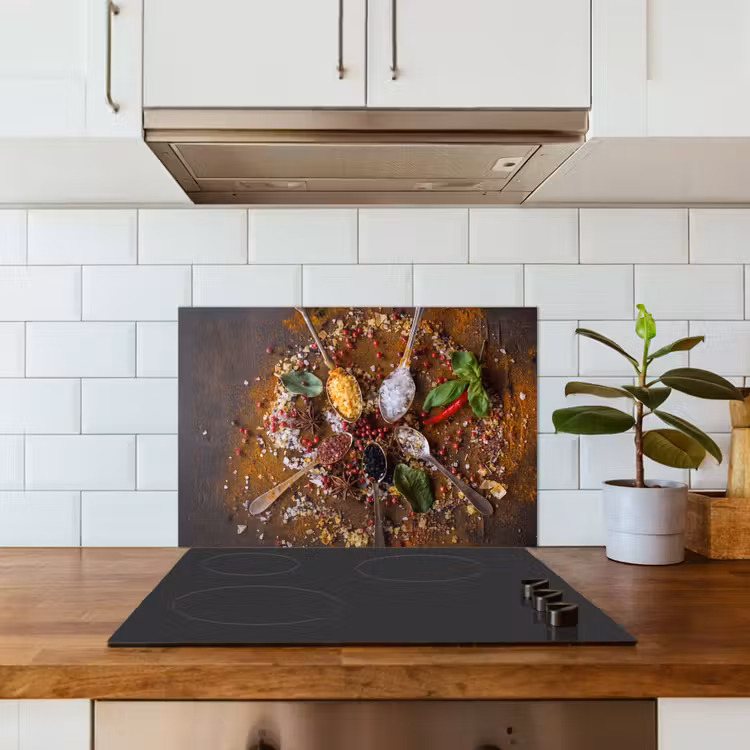 Salpicaderos de cocina - Mosaico de hierbas y especias — 3