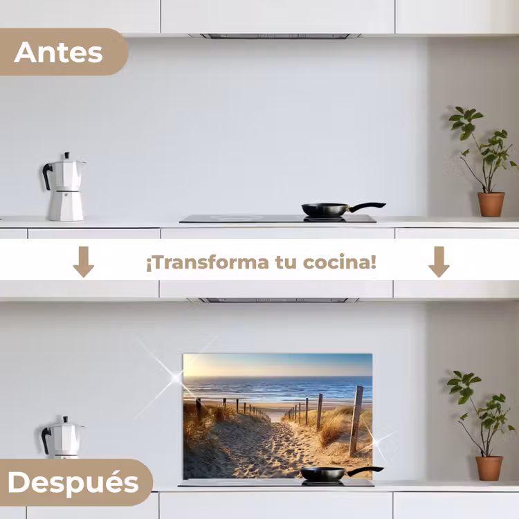 Salpicaderos de cocina - Camino de dunas al mar — 7